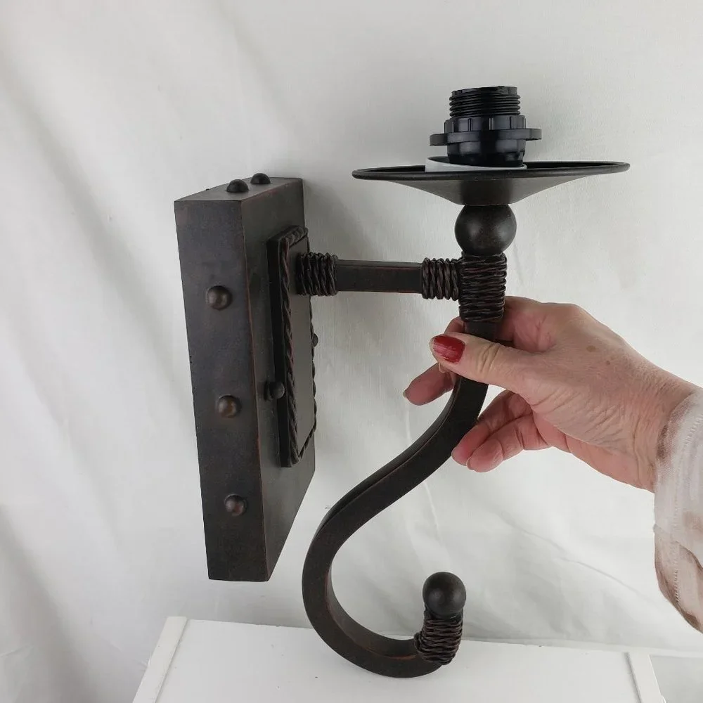 Wall Mounted Candelabra Metal Heavyweight